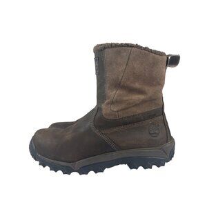 Timberland Men's 10M Rime Ridge Leather Waterproof Zip Up Hiking Boot Brown